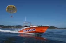 Parasailing a Bay of Islands