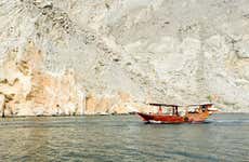 Paseo en dhow por el estrecho de Ormuz