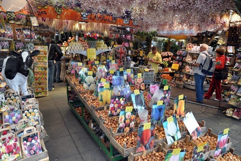 Mercado de las flores de Ámsterdam