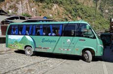 Autobús entre Machu Picchu y Aguas Calientes sin colas
