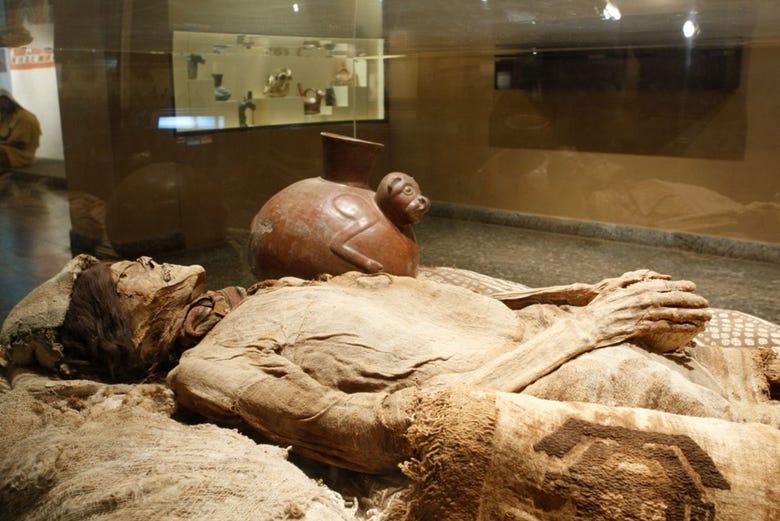 Momia en el Museo de Brüming