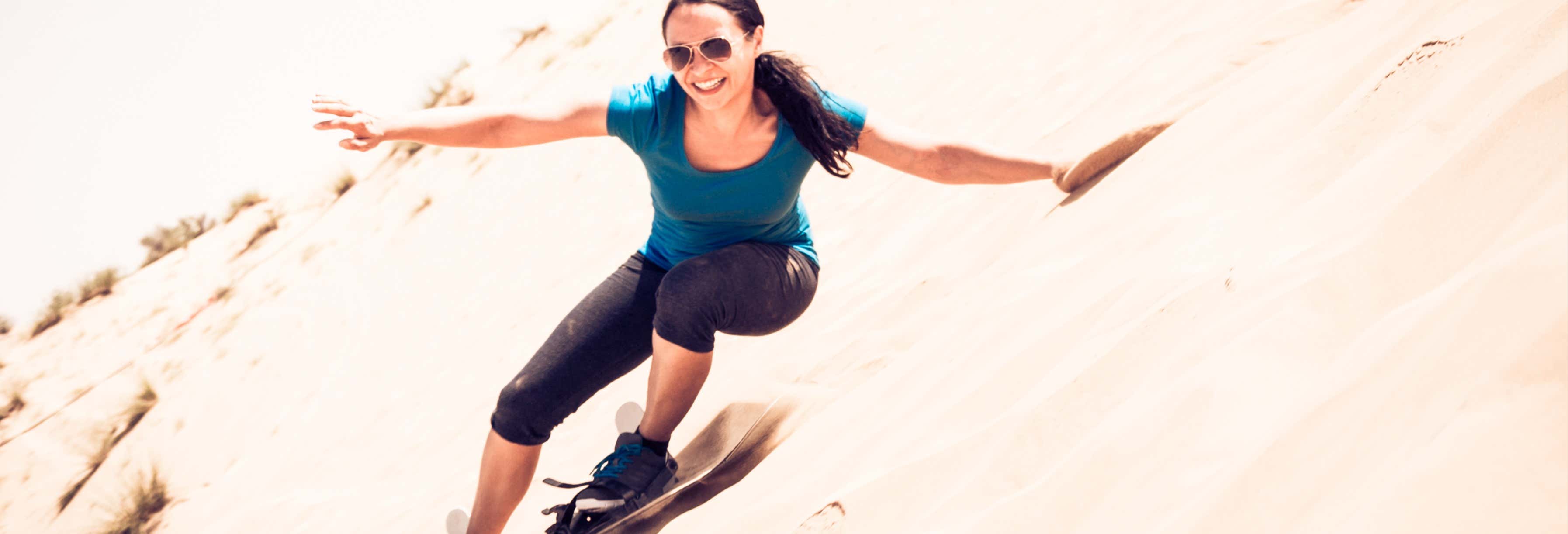 Sandboarding en el desierto de Chilca