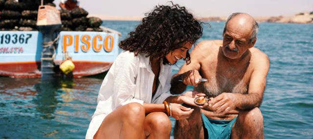 Raccolta di capesante nella baia di Paracas con degustazione