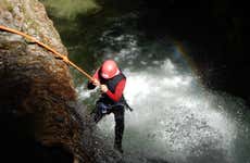 Rapel nas cataratas de Tambillo