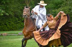 Marinera Show with Peruvian Paso Horses