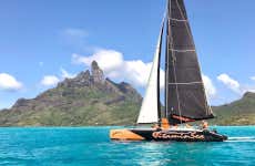 Passeio de catamarã por Bora Bora