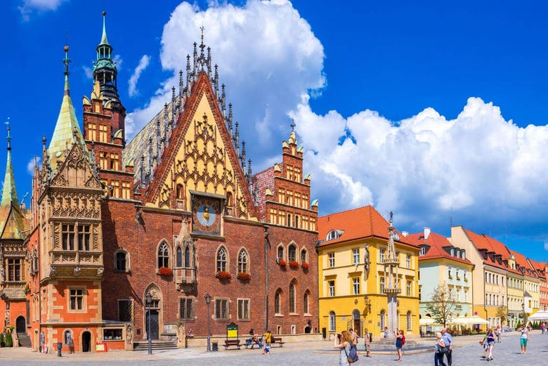 The Old Town Hall in Wroclaw's Market Square