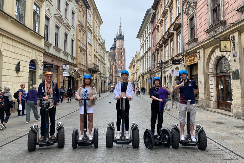 Discovering Krakow on a segway