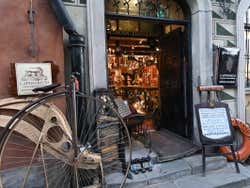 Tienda de antigüedades en Varsovia