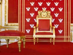 Sala del trono nel Castello Reale