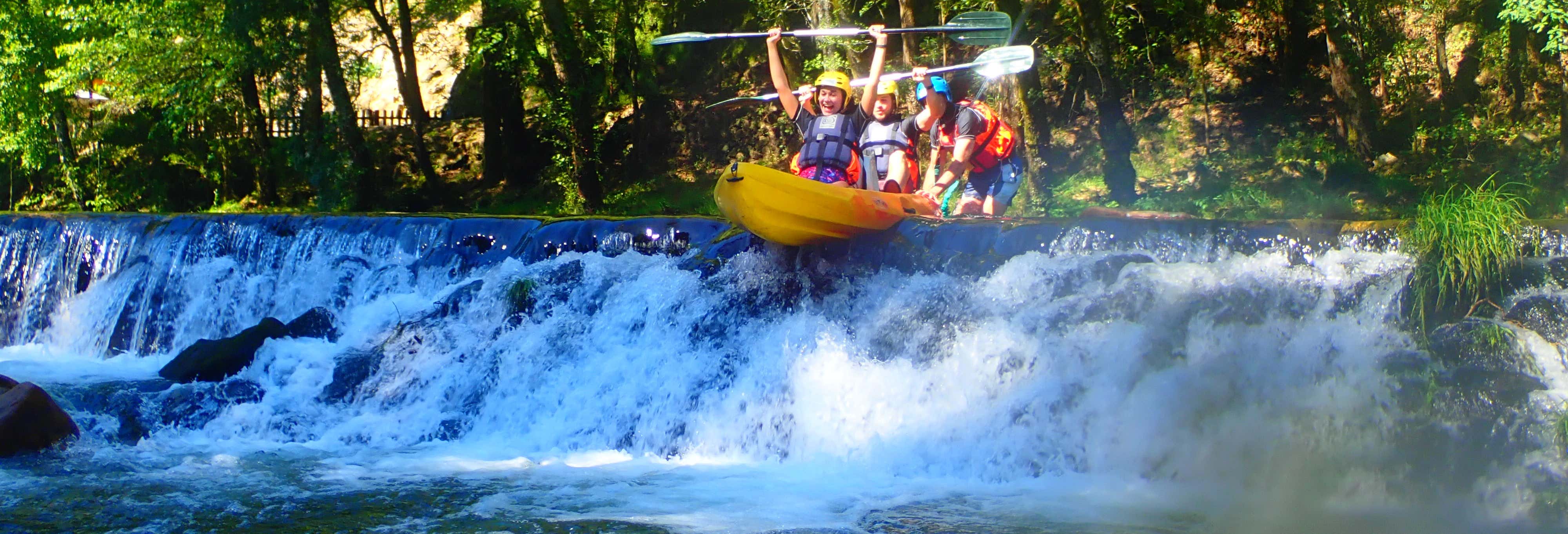 Balade en kayak sur le fleuve Vez