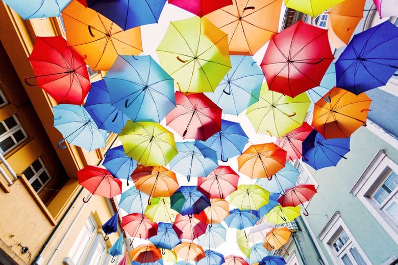 Gli ombrelli di Águeda