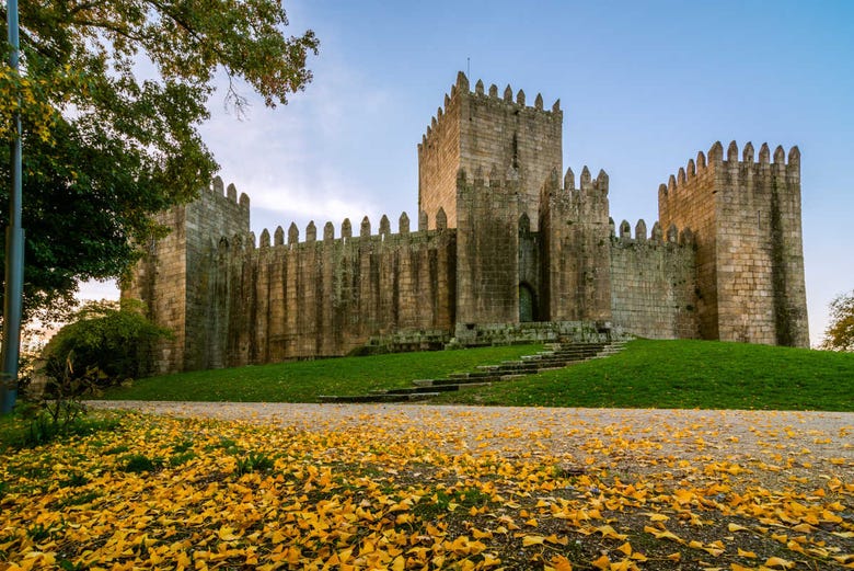 Panoramica del castello di Guimarães