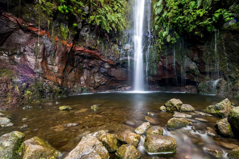 Cascada de las 25 fontes, Madeira