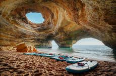 Paddle aux grottes de Benagil