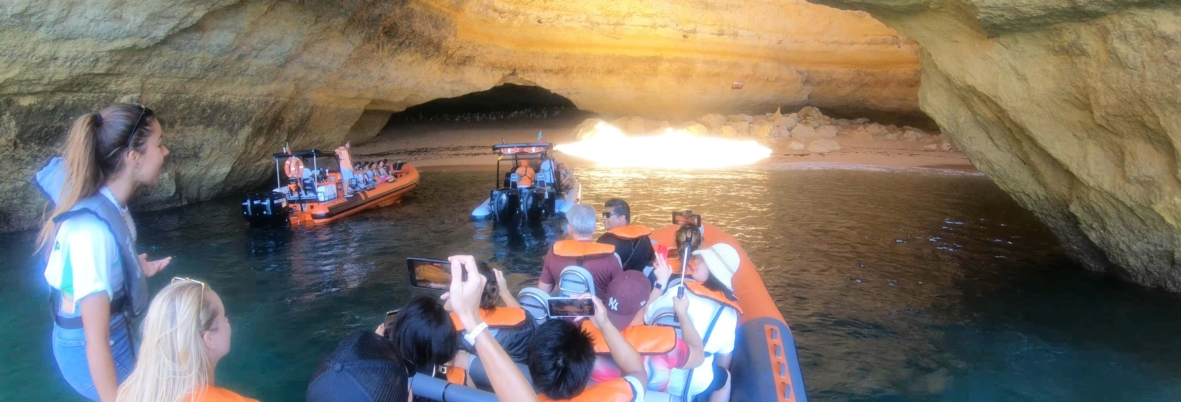 Paseo en barco por el Algarve y las cuevas de Benagil