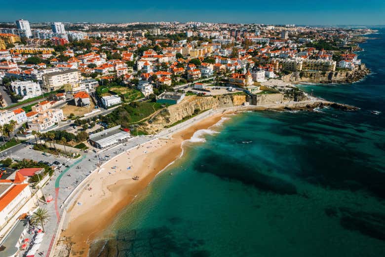Costa de Estoril desde las alturas