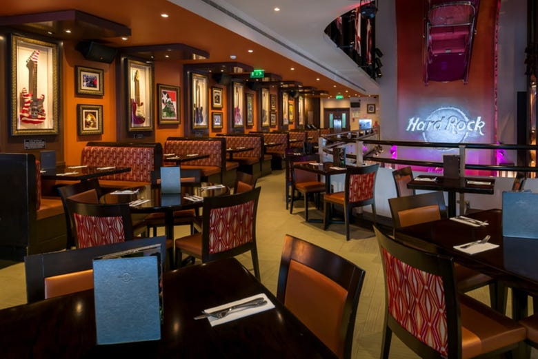 Déjeuner ou dîner au Hard Rock Cafe Lisboa, Lisbonne