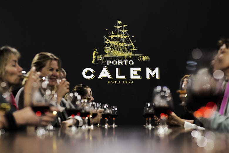 Port wine tasting at the Cálem wine cellars