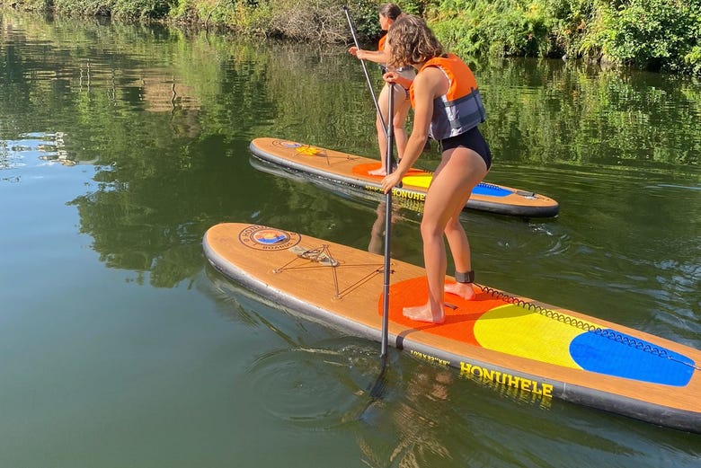 Tour in paddle surf