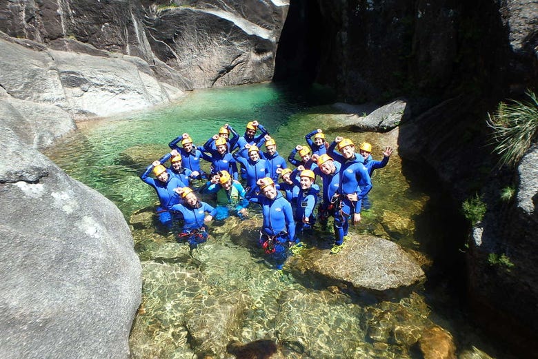 Ready for the canyoning activity