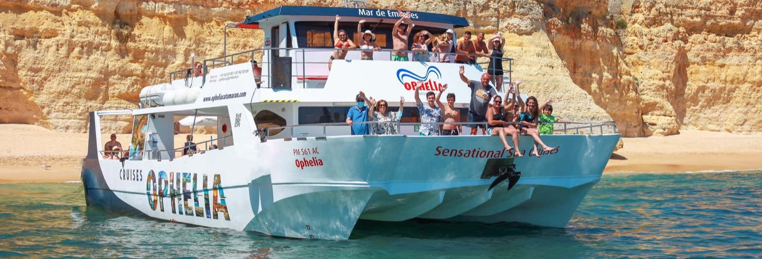 Paseo en barco por las cuevas de Benagil + Barbarcoa