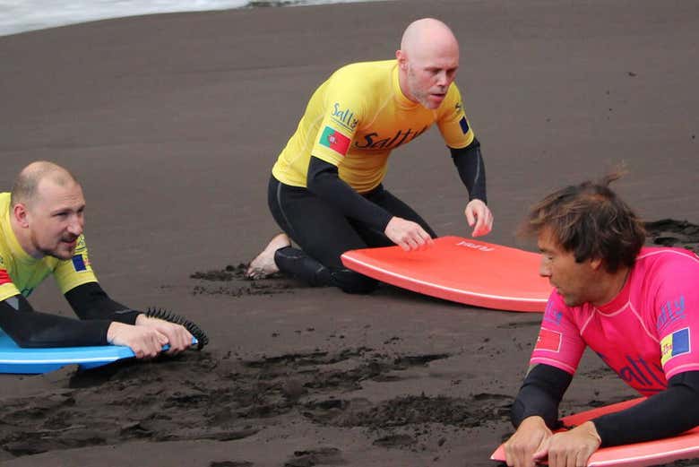 Bodyboard Class in Madeira Island, Porto da Cruz