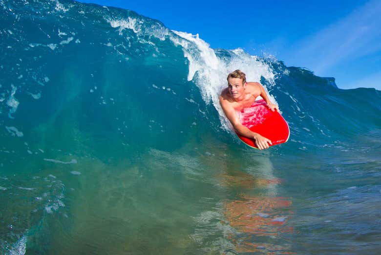 Bodyboard Class in Madeira Island, Porto da Cruz