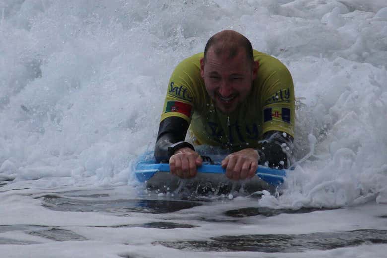 Bodyboard Class in Madeira Island, Porto da Cruz