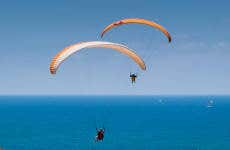Voo de parapente por Quarteira