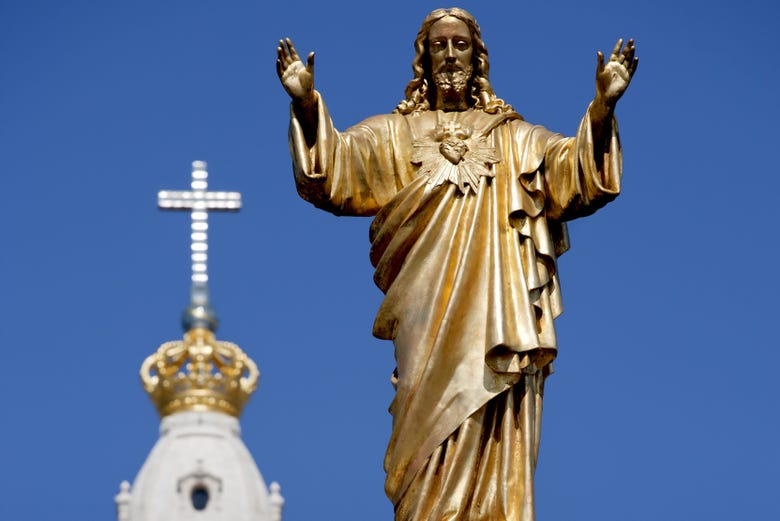 Monumento ao Coração de Jesus, no Santuário de Fátima