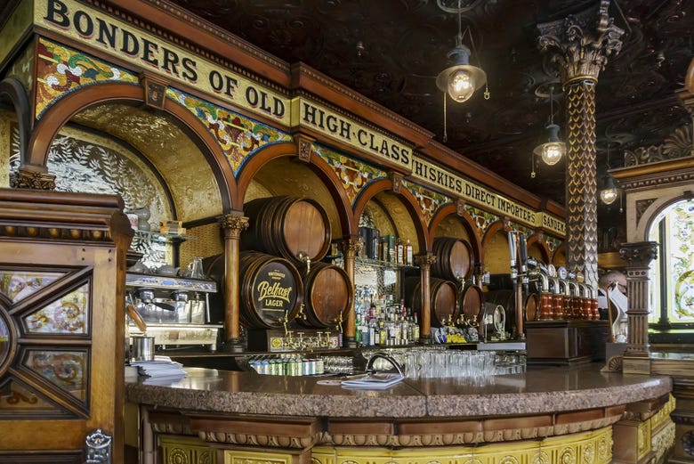 Pub histórico en Belfast