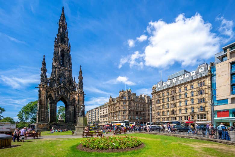 Monumento a Scott en Edimburgo