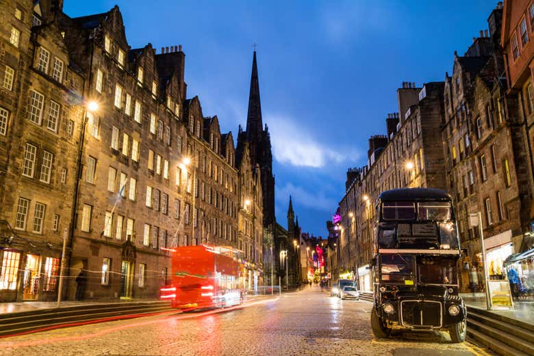 Royal Mile de noche