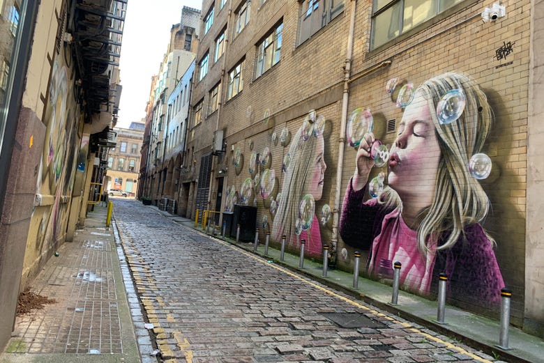 Paseo para conocer los murales de Glasgow