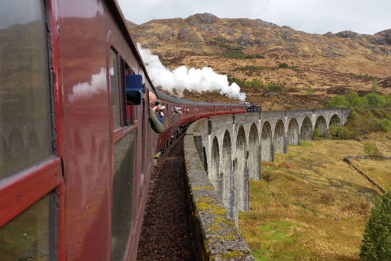 Vistas desde el tren de Harry Potter
