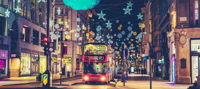 Autobús navideño de Londres