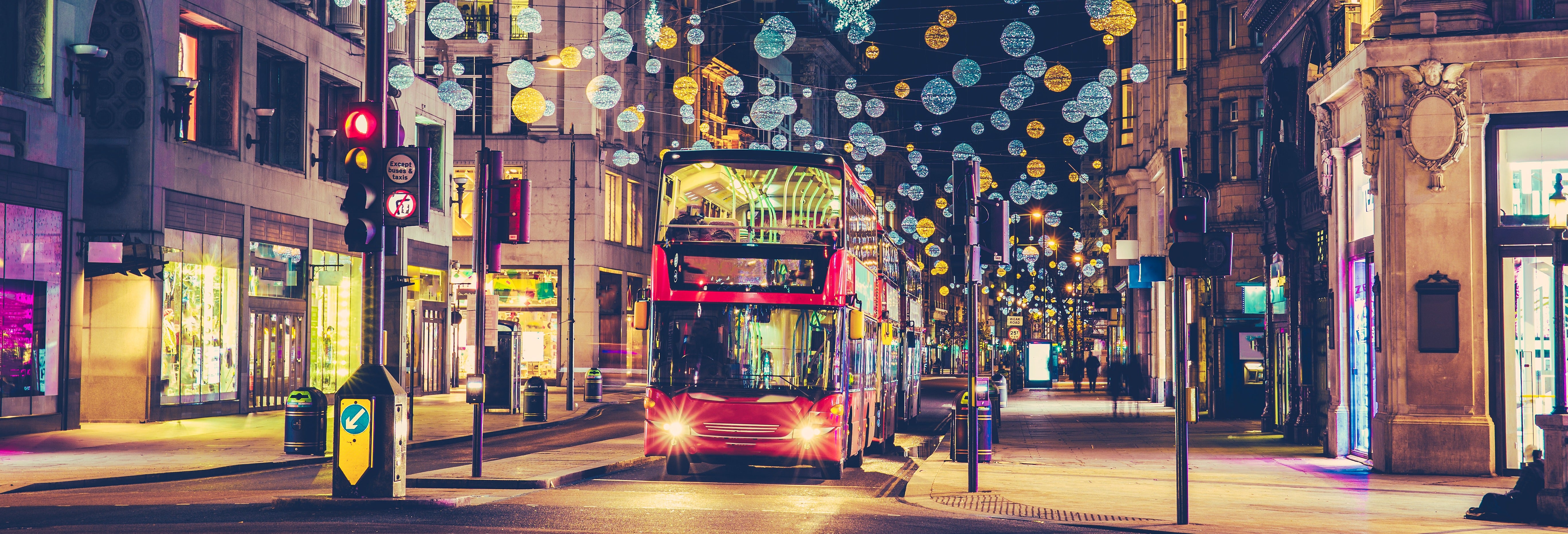 Ônibus natalino de Londres