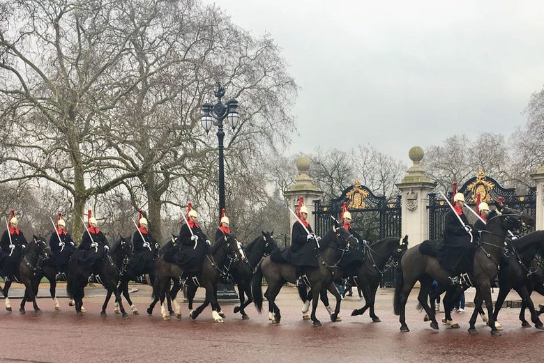 Desfile da cavalaria de Londres