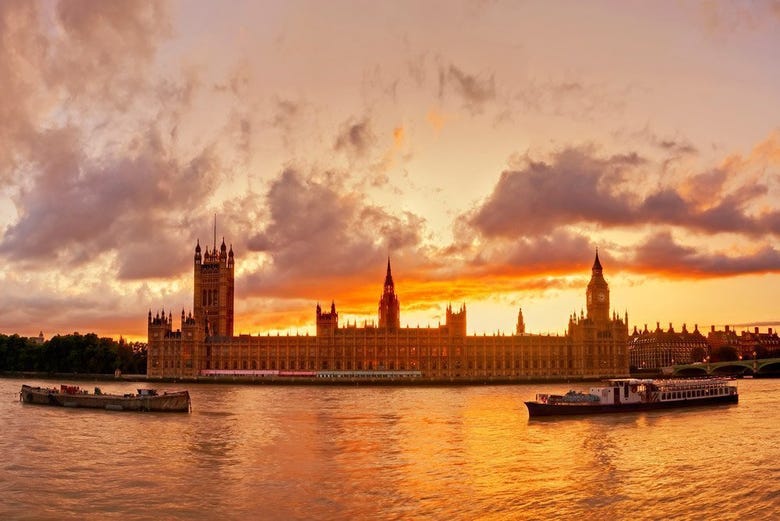 Londra al tramonto