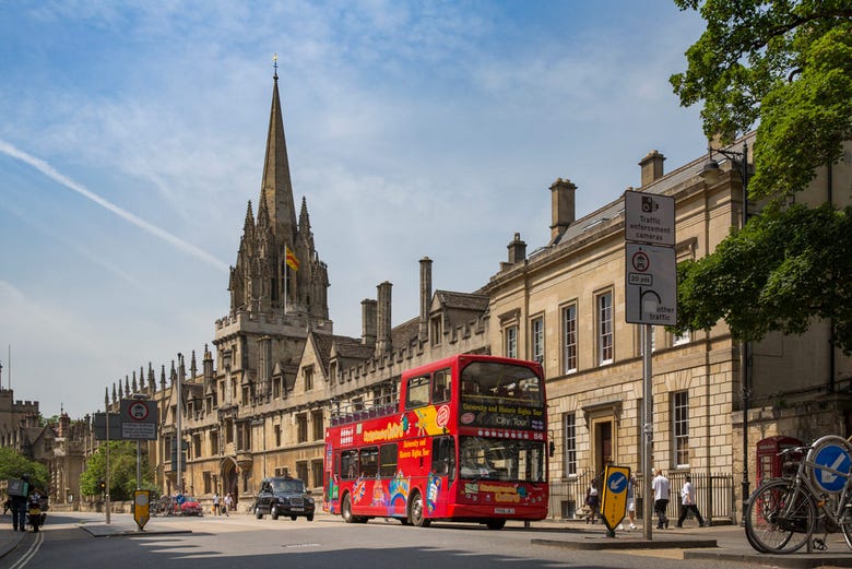 Bus touristique d'Oxford