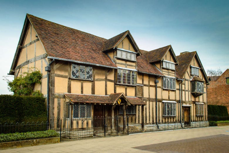 Maison où est né Shakespeare