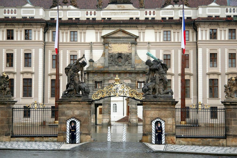 Entrada del Castillo de Praga