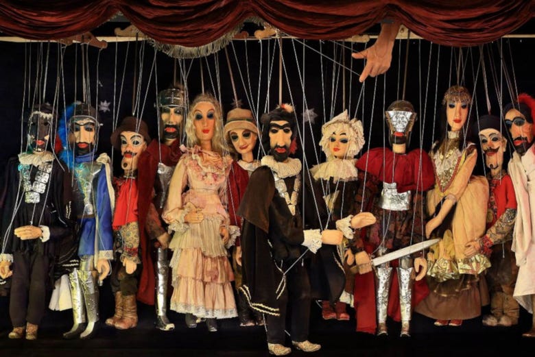 Spettacolo delle marionette a Praga