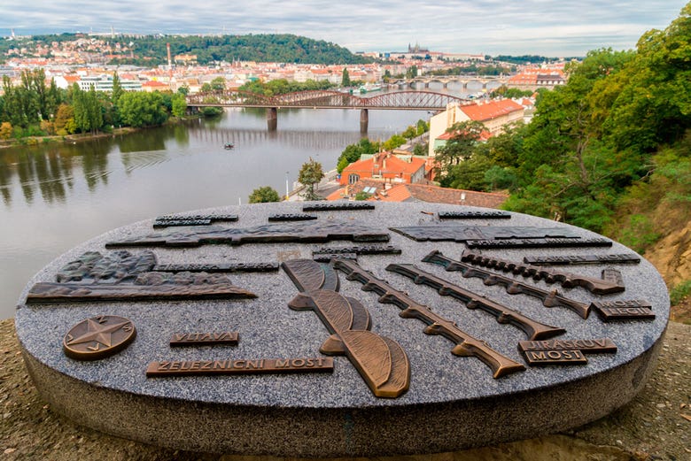 Vistas de Praga desde Vysehrad