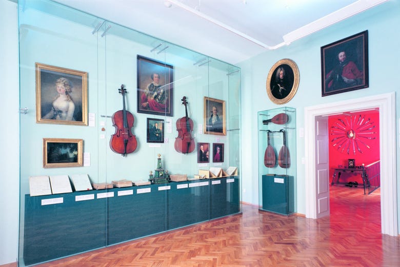 The Beethoven hall in the Lobkowicz Palace