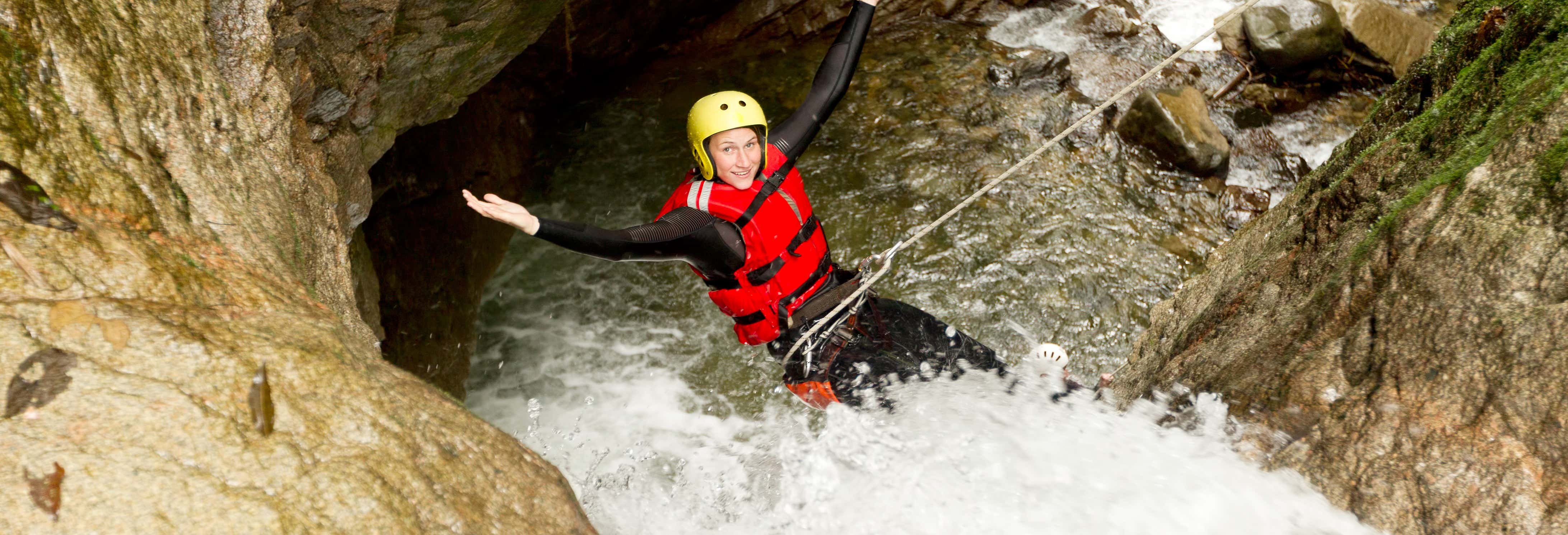 Descenso de cañones en Arroyo Frío