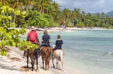 Horseback riding in Cotubanama National Park