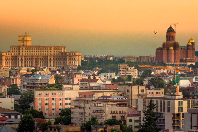 Panoramica di Bucarest