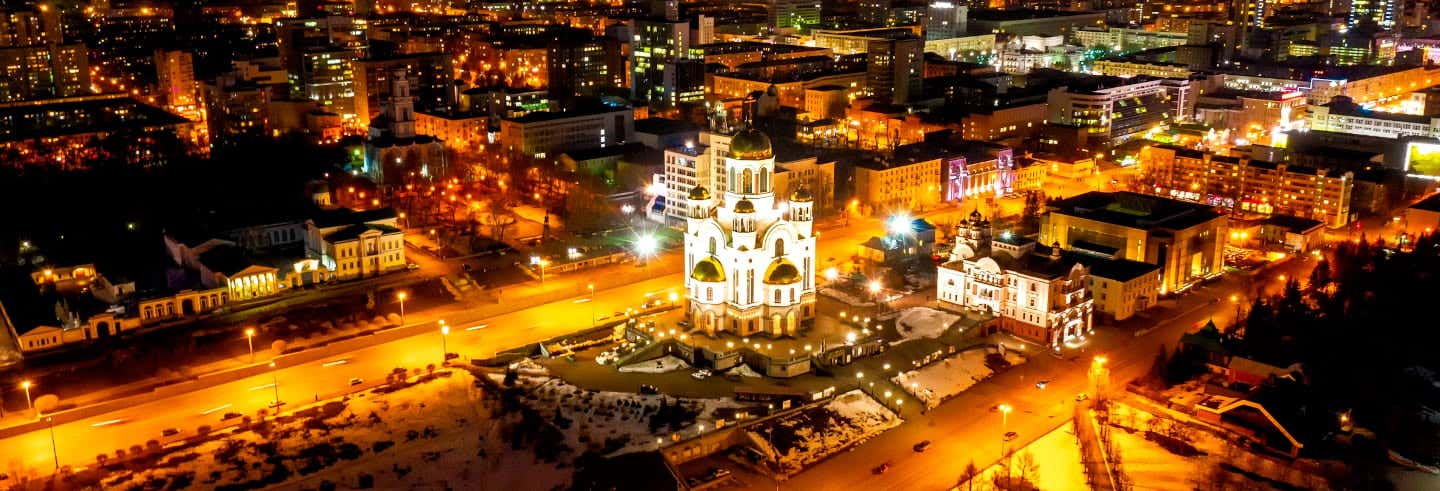 Tour nocturno por Ekaterimburgo